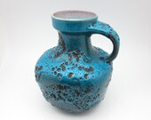 Fat Lava handled vase by Graflich Ortenburg  (634)