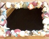 Seashell Mirror/Seashell Mirrored Tray/Seashell Plateau