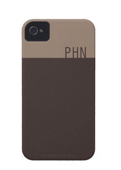 Men's iPhone Tough cover - Personalized monogram