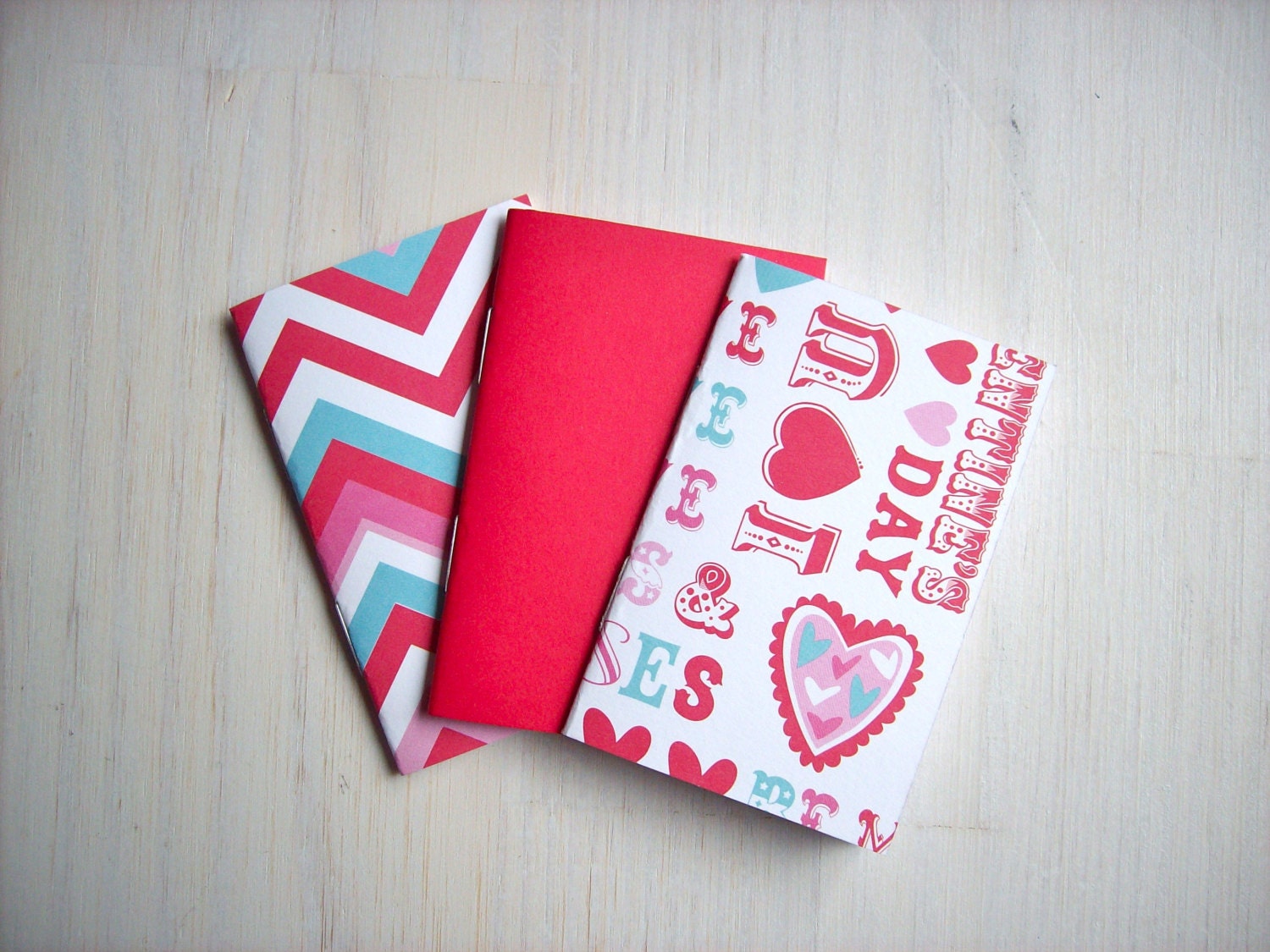 Mother's Day Notebooks: 3 Tiny Journals Set, For Her, Mom, Gift, Bright, Jotters, Mini Journals, Small Notebooks, Geometric - Set of 3