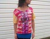 Dope 'Zig-Zag' Man Tropical Tie Dye Tee Shirt