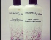 Body Lotion, Vegan, Organic, and Natural - Snow Flower Luxury Body Lotion