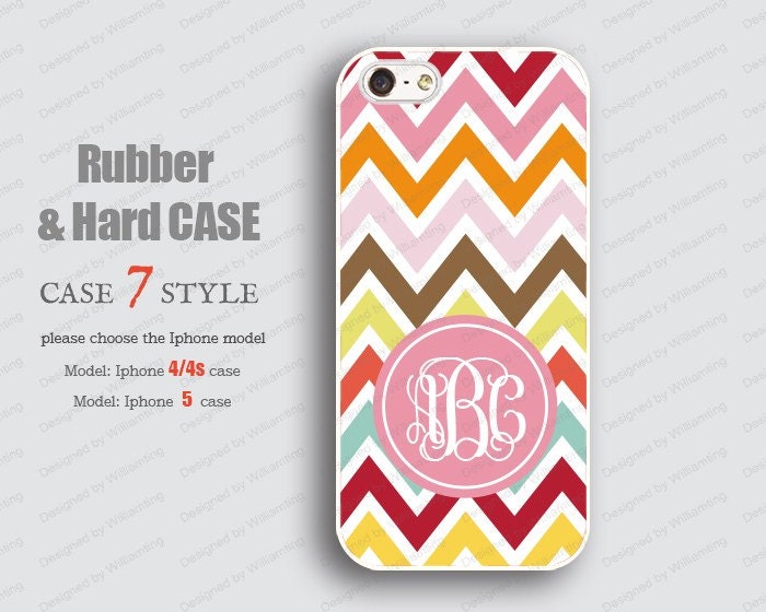 Monogram colors line Iphone case covers 4 case Iphone 5 case hard Case iphone 5 case iphone 4 iPhone 4s Case