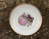 Vintage French Limoges Porcelain Assiette from TEISSONNIERE