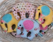 Elephant hanger, lavender-scented