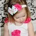 SALE Ready to ship Hot pink Adorable girls 1st 2nd 3rd 4th birthday dress other colors available