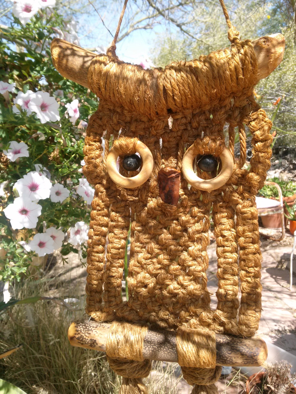 Cutest Owl on the planet, Macrame Beauty, Whoooos there, sweet little thing