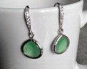 Green Apple Earrings