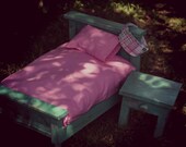 Sale Distressed Newborn Bed, Nightstand, & Mattress Photography Prop