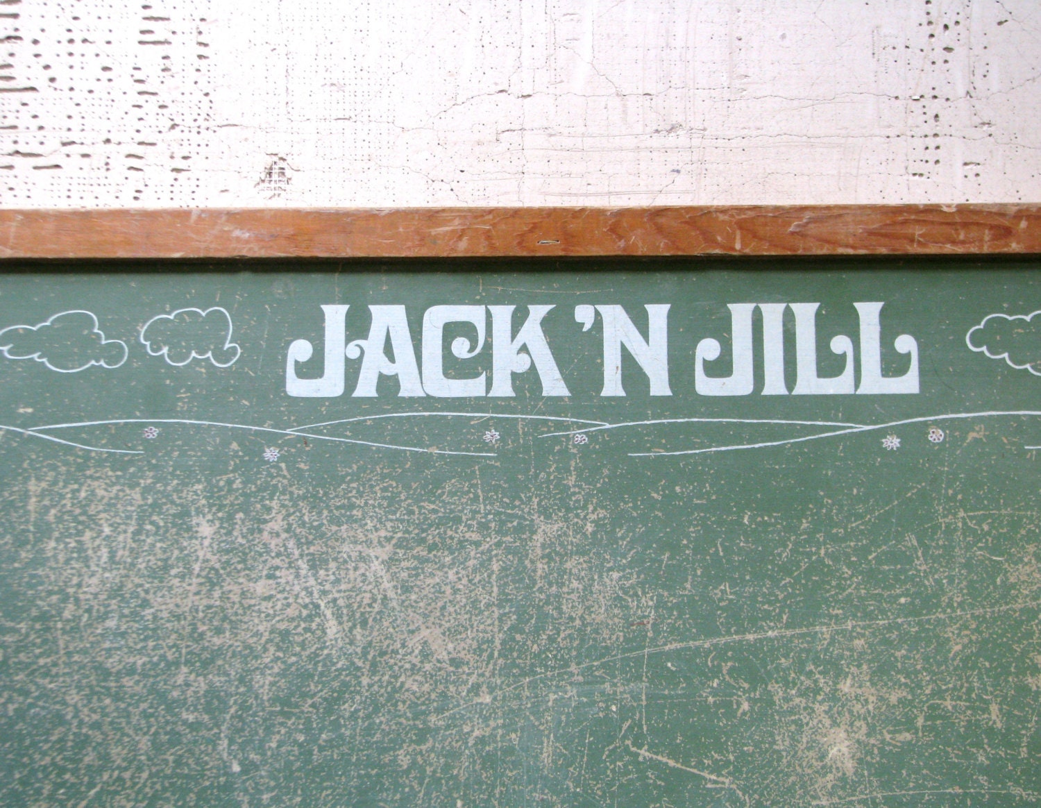 green chalkboard - classic farmhouse decor - childrens' decor