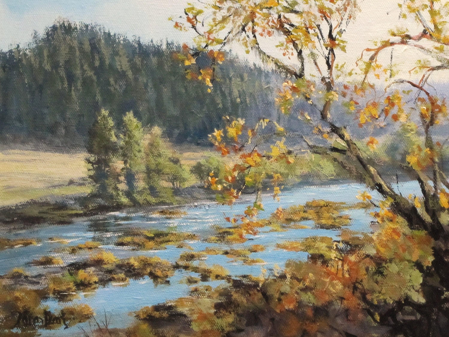 Original Landscape Painting - "Autumn Afternoon"