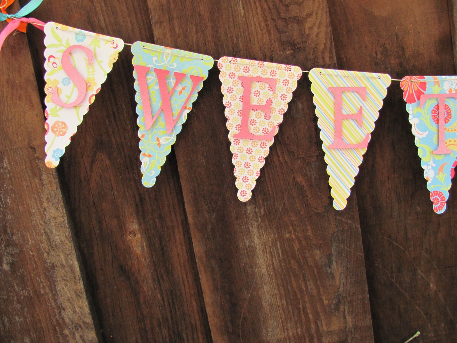 Baby Shower Banner, Baby Shower Decorations, Sweet Baby Girl Banner