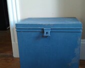 RARE Milk crate bin by Lewis & Conger
