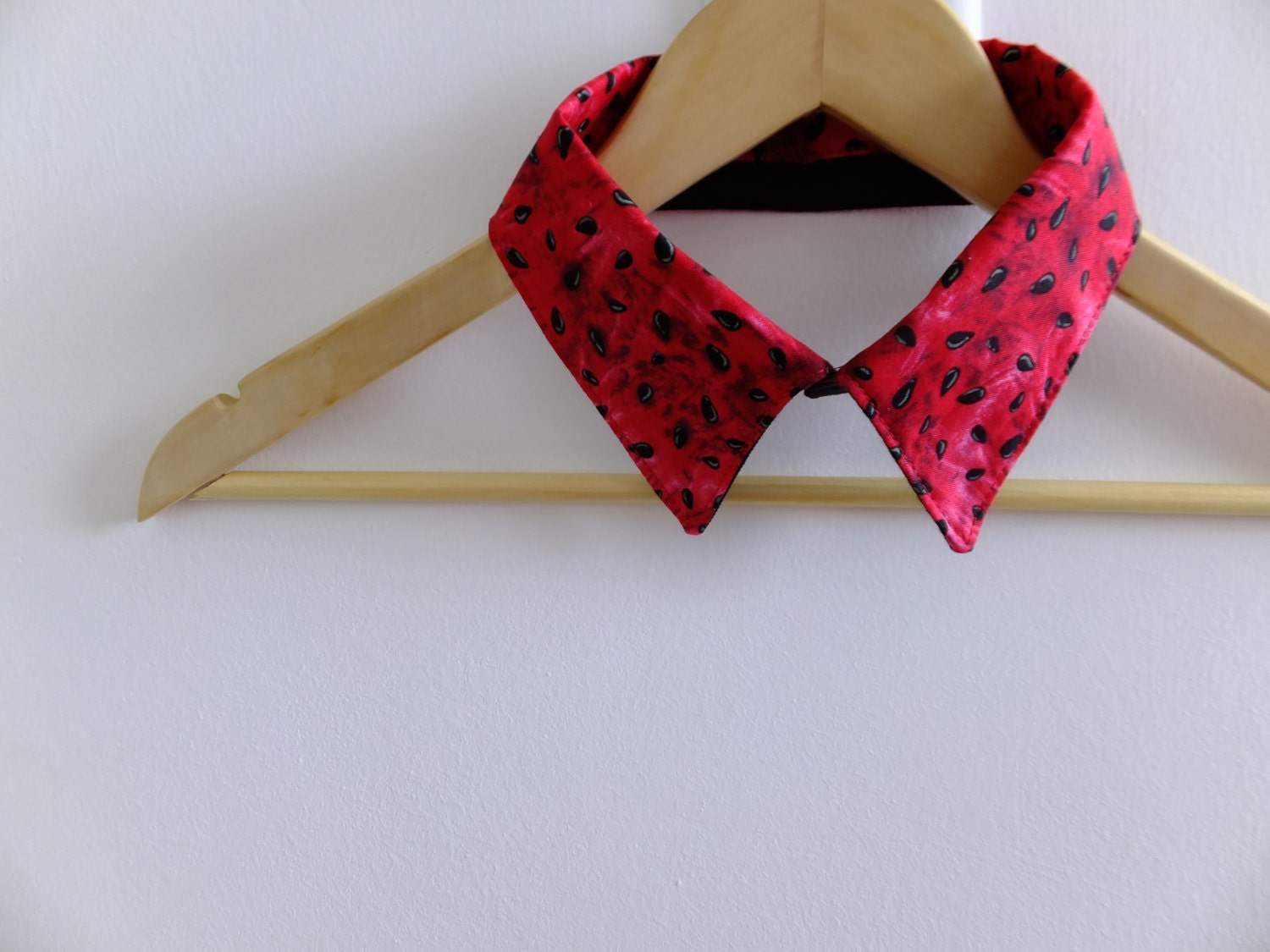 Detachable collar / Trendy collar / Street style collar / Summer trendy accessory / Watermelon seed collar / Fabric cotton collar choker