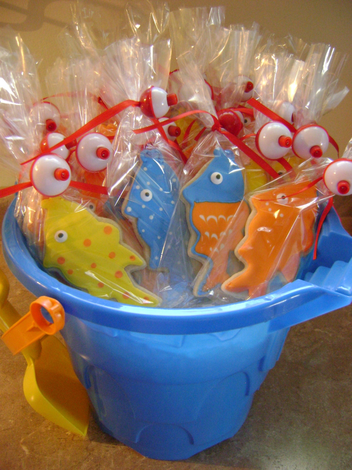 Fish and Bobber Cookies