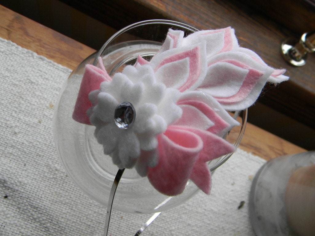 Here comes Peter Cottontail Wool Felt Head Band