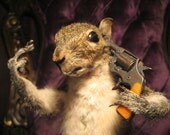 Taxidermy Suicide FTW Squirrel Shooting Itself