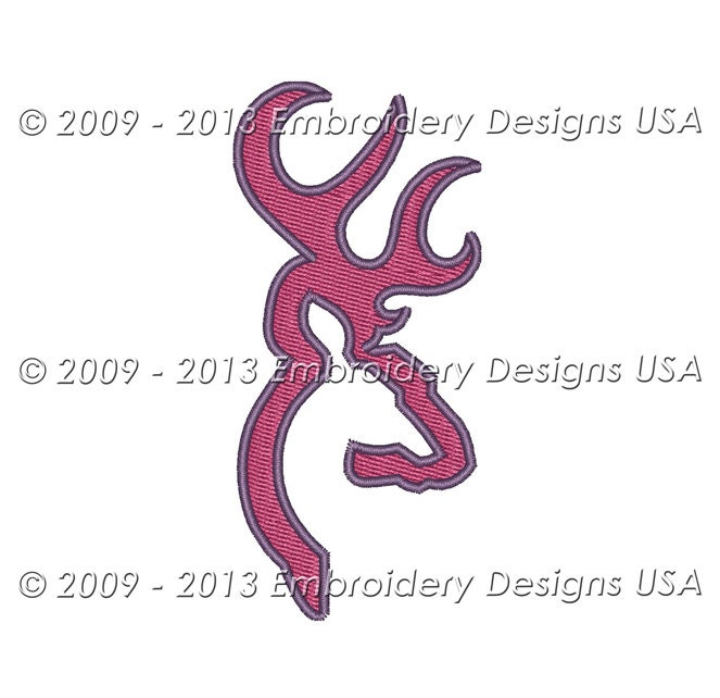 Browning Machine Embroidery Design - Instant Download