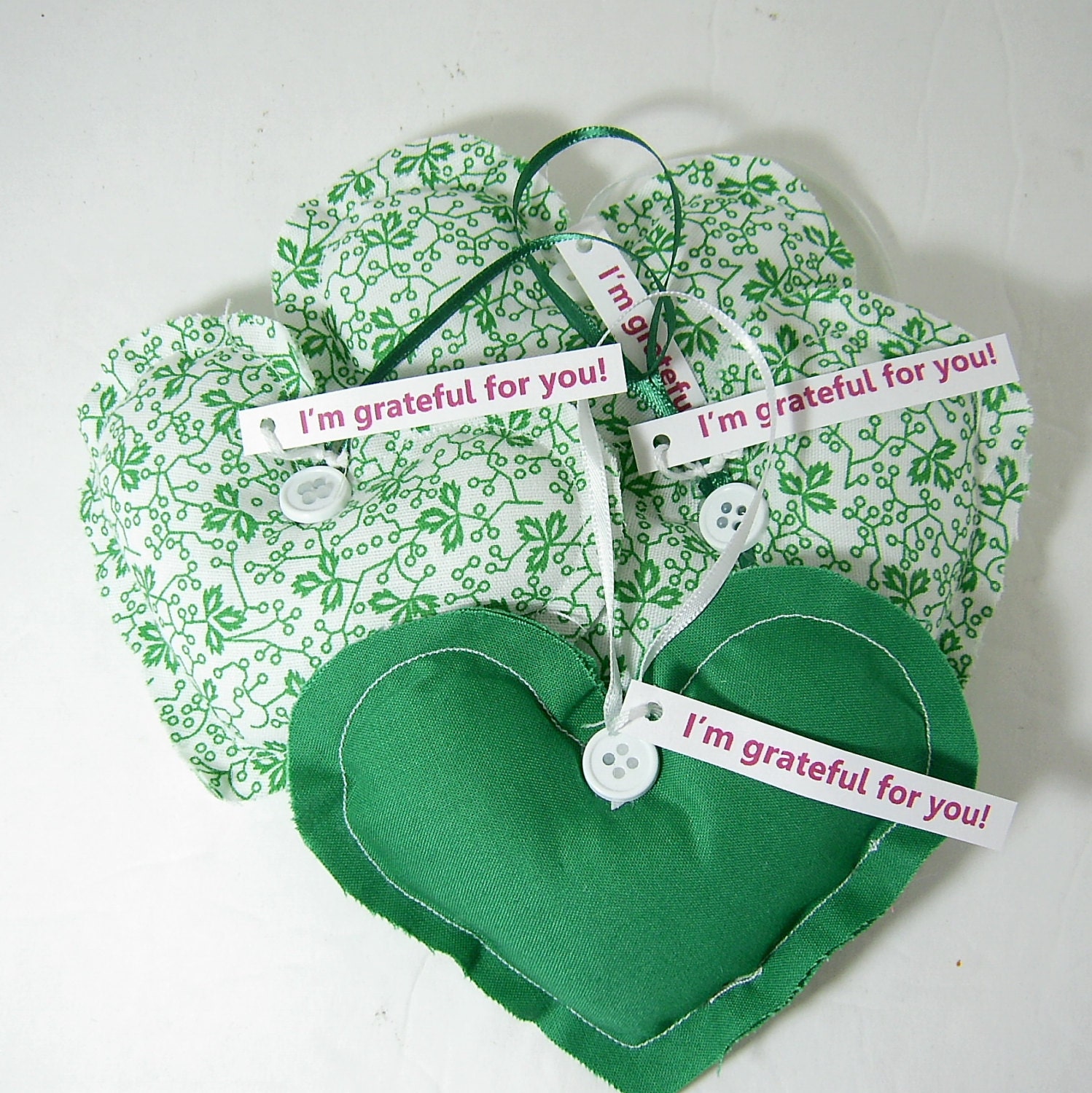 Thank You Gift Grateful Hearts Gift Set Greens