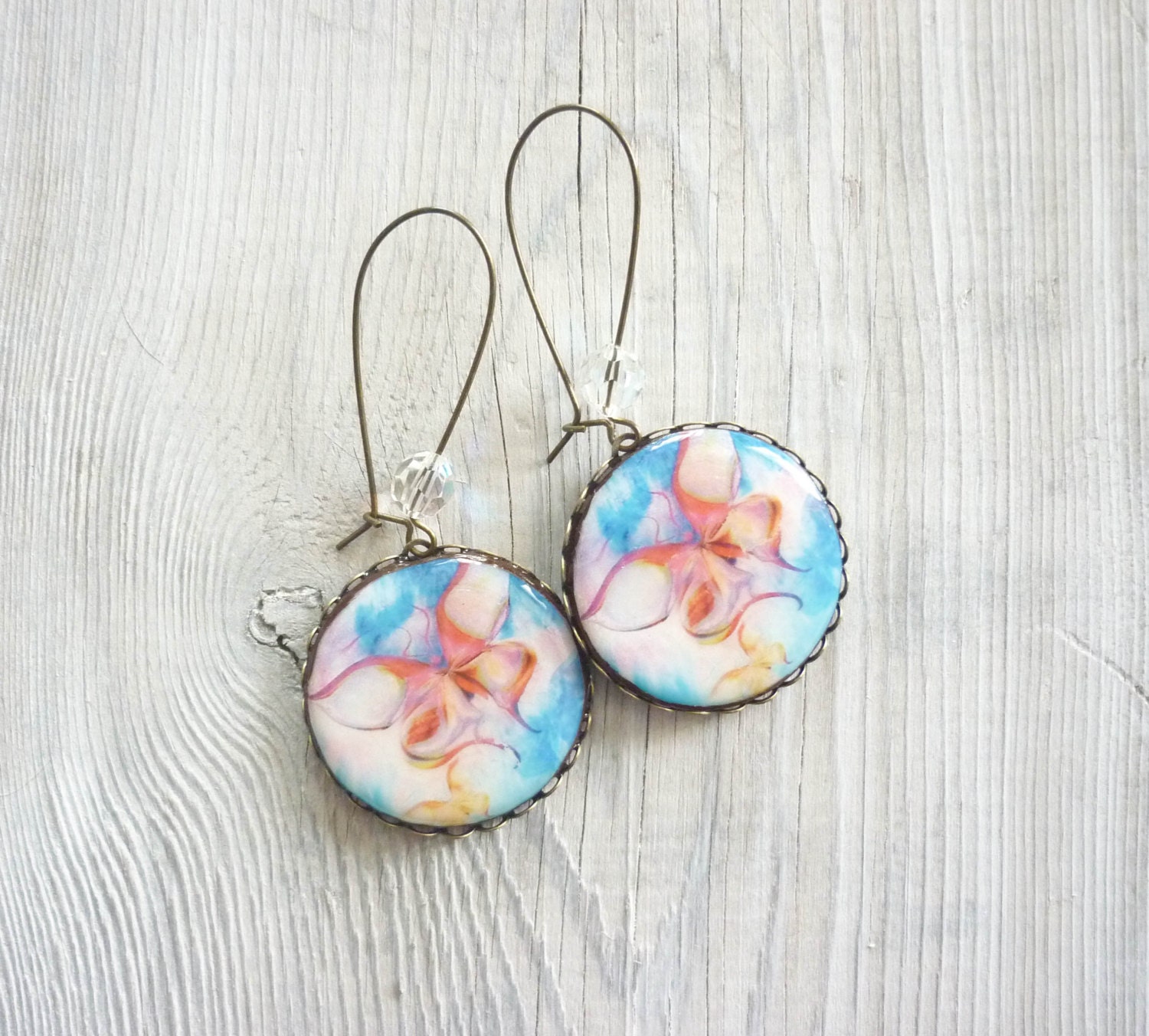 SALE Butterfly earrings, colorful butterflies, casual stylish earrings
