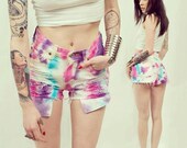 Tie Dye High Waisted shorts