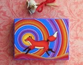 Fearless Friendly Fox- Wood Block Print Art