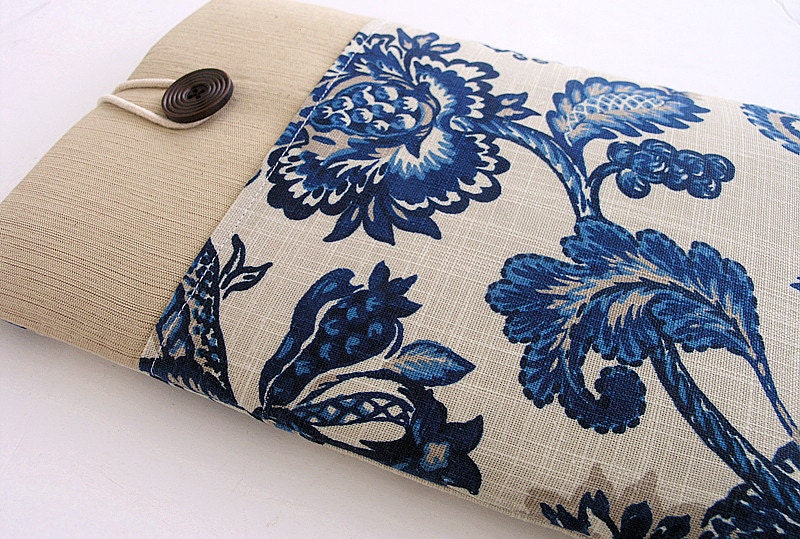 Macbook 11 inch  Floral Pocket Sleeve Macbook Air/Pro Case Padded 11 in Microsoft Surface case, Google Nexus 10.