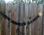 Happy Hunger Games inspired party banner