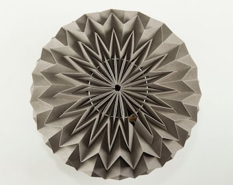 Bubble: Hanging Decorative Art / Origami Paper Ball - Grey