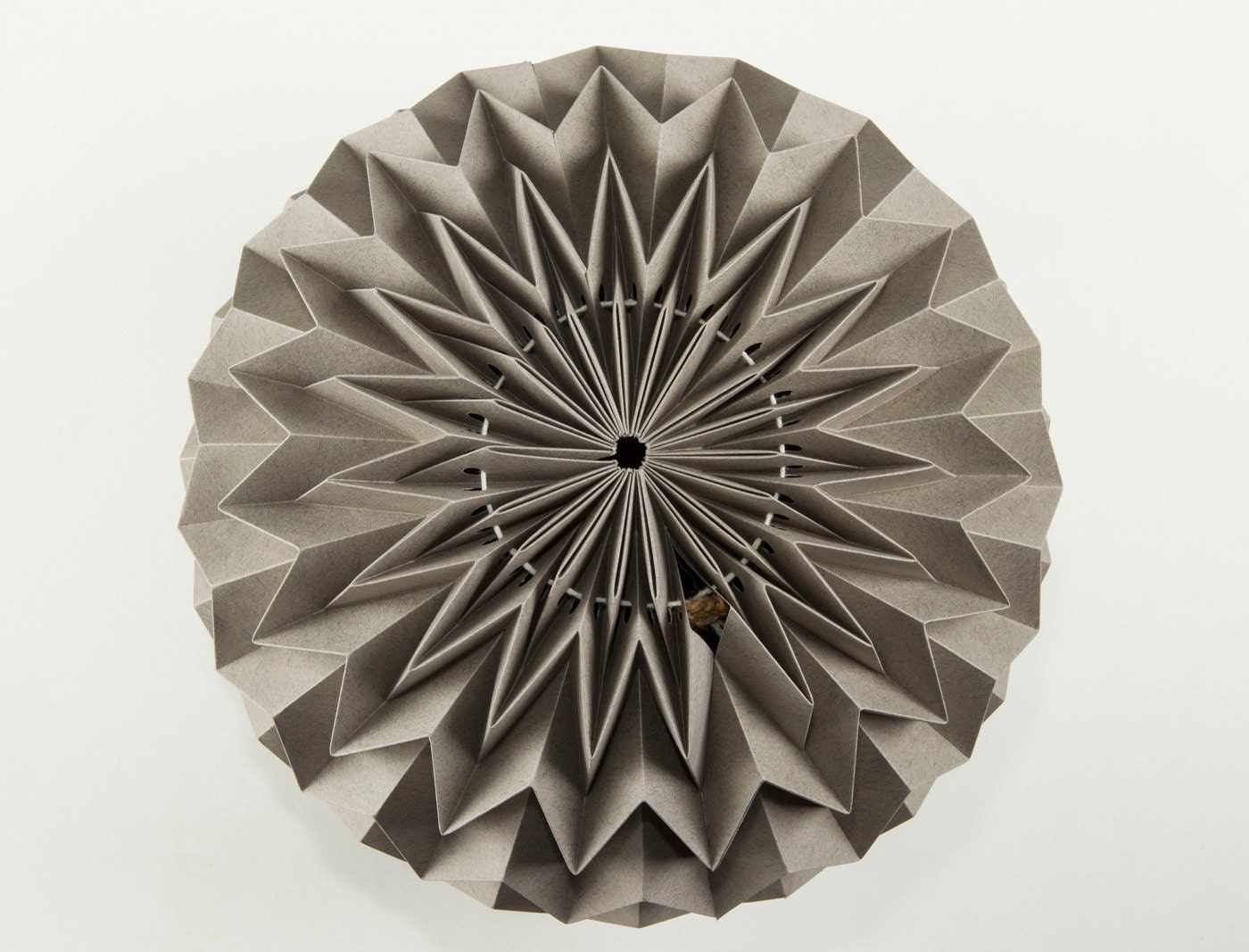 BUBBLE: Hanging Decor Origami Paper Ball - Grey / FiberStore by Fiber Lab