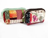 Patchwork quilted coin purse