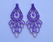 Purple Ombre Earrings