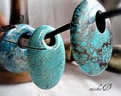 Turquoise Pendant, Genuine Turquoise Pendant, Chrysocolla Pendant, DIY Supply, Craft Supply, Gemstone Supply, PICK ONE
