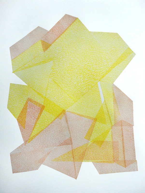 ORIGINAL LINOCUT "Venus's stone III."