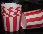100 Carnival, Circus, Red and White Candy Cups, Muffin Cups, Snack Cups Circus Candy Cups