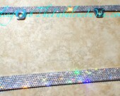 FREE SHIPPING BLING Bling License Plate Frame Crystal Fetish License Plate Frame, Pink, Diamonds, High Quality License Plate Frames