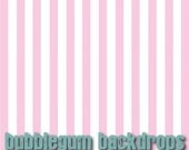 Pastel Pink Stripe- 48" x 48"  - Vinyl Photography  Backdrop Photo Prop