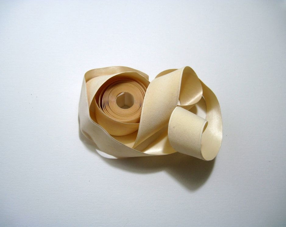 Cream Velvet Ribbon