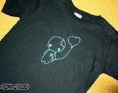 KIDS T-Shirt Cute ZOMBIE - Organic Eco Shirt - ReLove Planet - Toddler 2T 4T