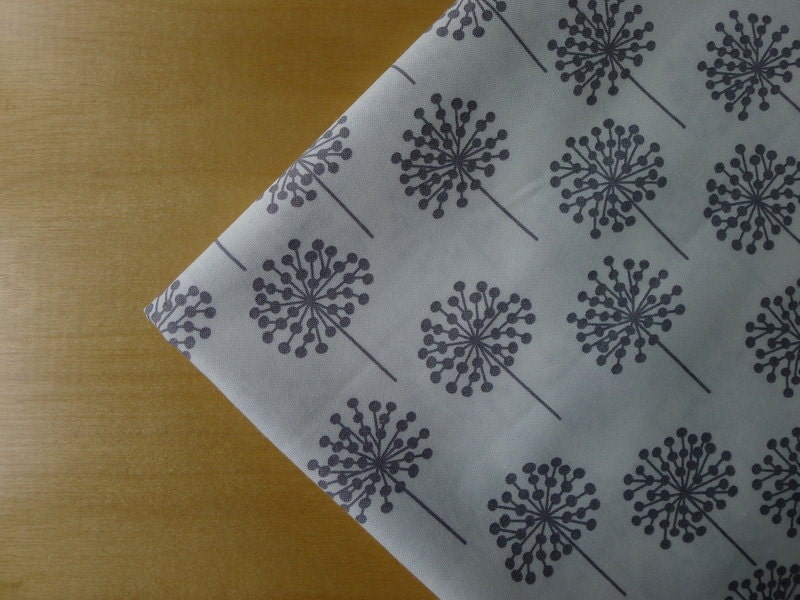 Stof Fabrics PURE - Bursts Grey White  1/2 YARD