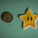 Tiny Star Power -- Embroidered Iron-on Nintendo Throwback NES Invincibility Star Mario Brothers