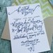 Calligraphy Wedding Invitation