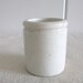 Antique Stoneware Crock, English Potted Meat Jar, Sainsburys, Ironstone Pot with Advertising