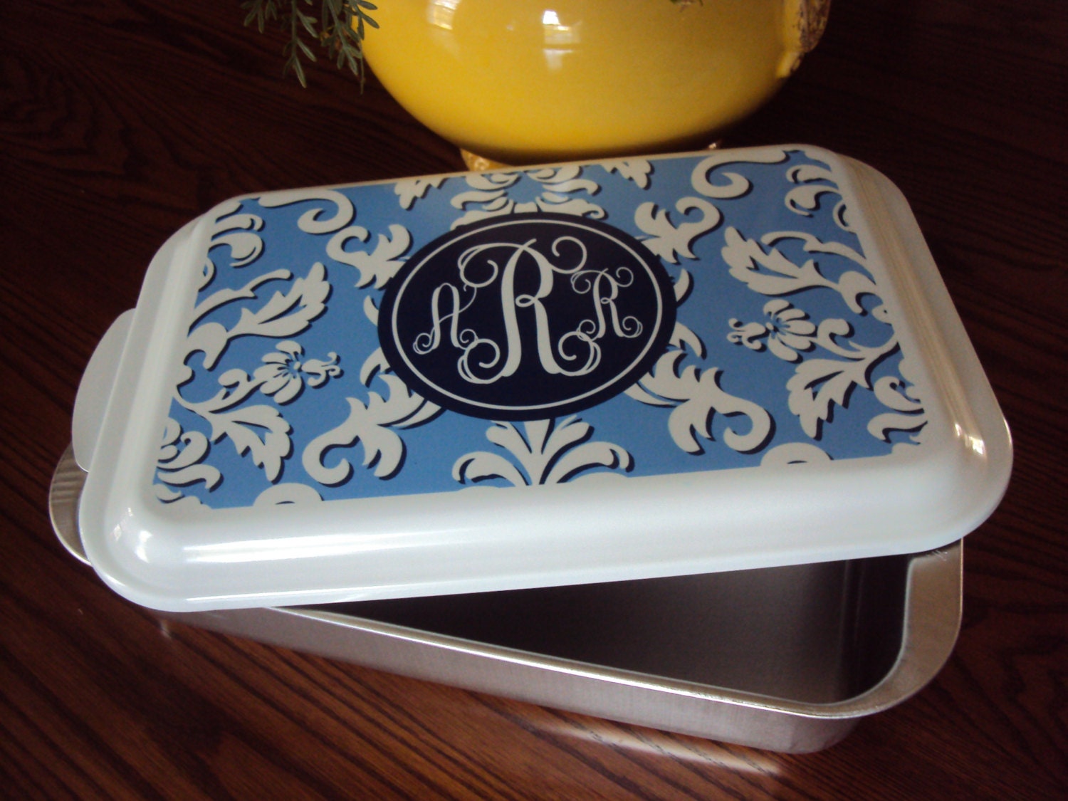 Personalized Casserole Pan - Monogrammed Baking Pan - Metal Baking Pan - Custom Casserole Dish - Casserole Pan - Cake Pan