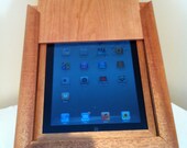 iPad Swivel Base Stand for Square Retail App - Cherry Wood