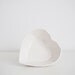 White Ceramic Heart Dish