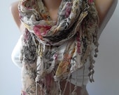 Summer scarf cotton Scarf  Elegant Scarf  Soft and light