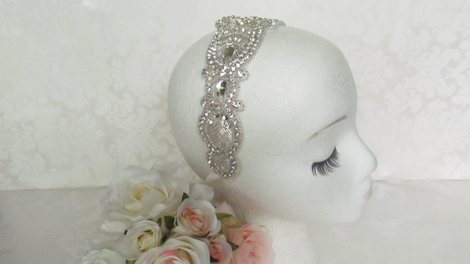 Ribbon Headband/ Bridal Headband / Bridal Fascinator /  The Gretchen  Headband