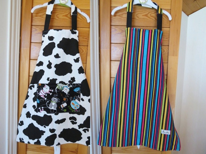 Reversible Girl aprons