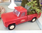 Father's Day - Succulent Garden in Vintage Red Tonka Truck